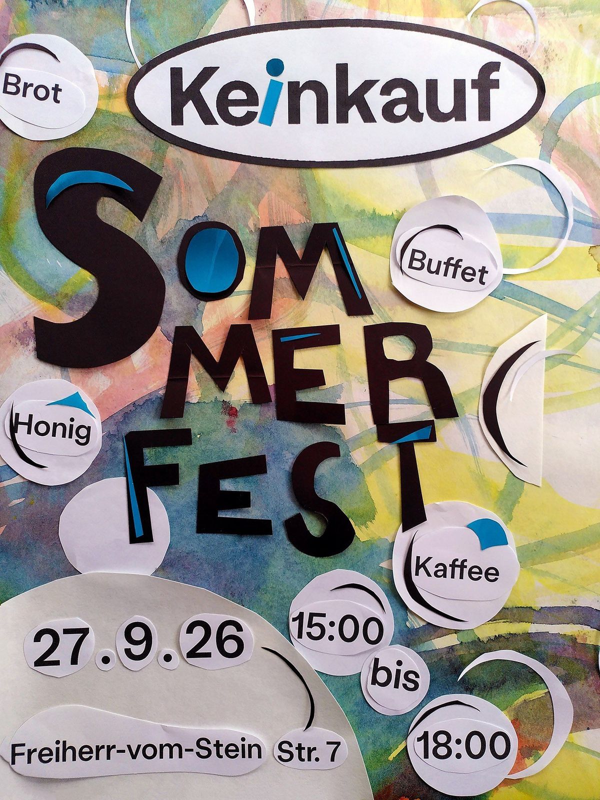 Flyer zum Keinkauf-Sommerfest am 27. September 2026